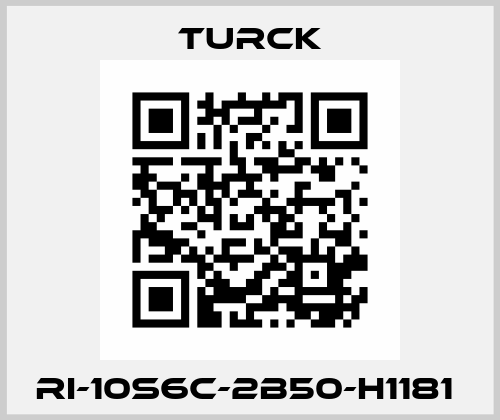 RI-10S6C-2B50-H1181  Turck