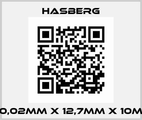 0,02MM X 12,7MM X 10M Hasberg