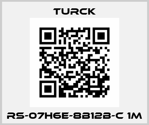 RS-07H6E-8B12B-C 1M Turck