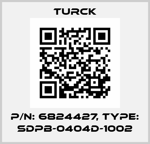 p/n: 6824427, Type: SDPB-0404D-1002 Turck