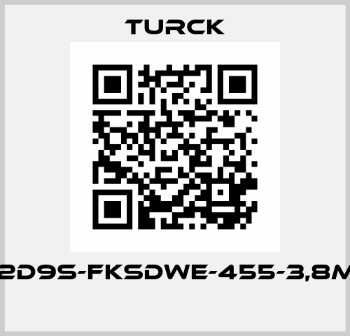 FSSDWE-2D9S-FKSDWE-455-3,8M-1M-3,8M  Turck