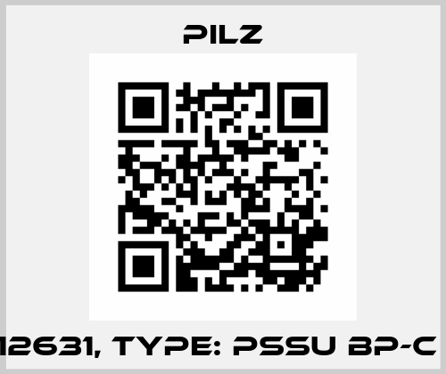 p/n: 312631, Type: PSSu BP-C 2/16 C Pilz