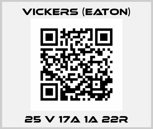 25 V 17A 1A 22R Vickers (Eaton)