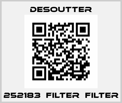252183  FILTER  FILTER Desoutter